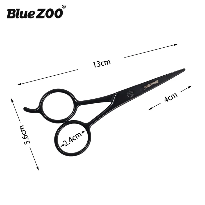 2022 13cm Hairdressing scissors Beard Eyebrow Stainless Steel Thumb barber Scissors Moustache Cutter Clipper Shaping Tools