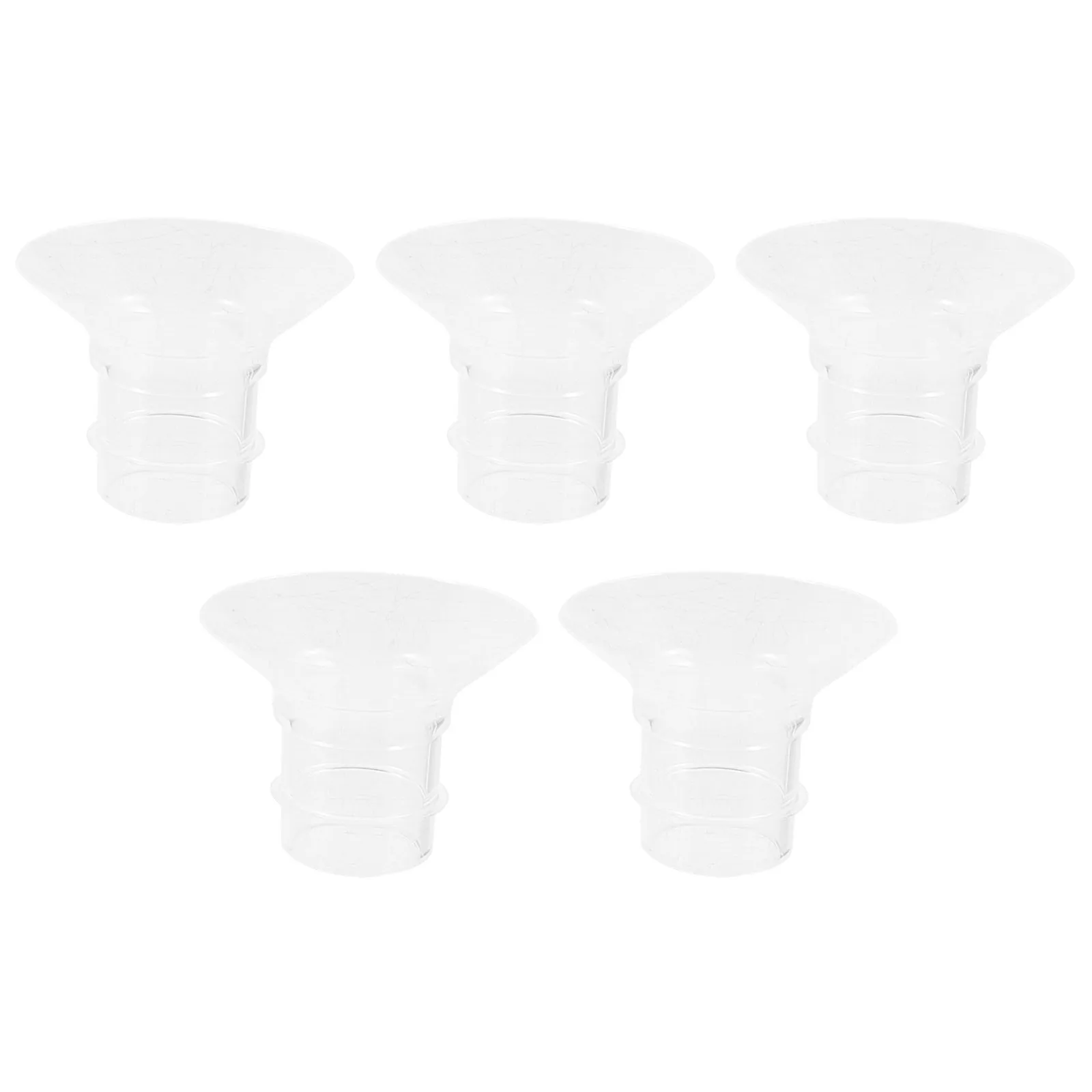 

5Pcs Breast Pump Flange Inserts Silicone Durable Replacement Safe Accessories for Wearable Electric Breast Pump Parts