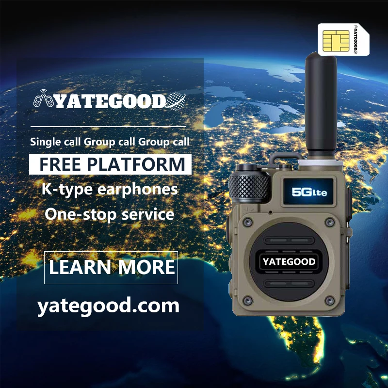 YATEGOOD G6000 Walkie Talkie No distance limit Intercom Long standby Portable More than 5000KM 4G 5G