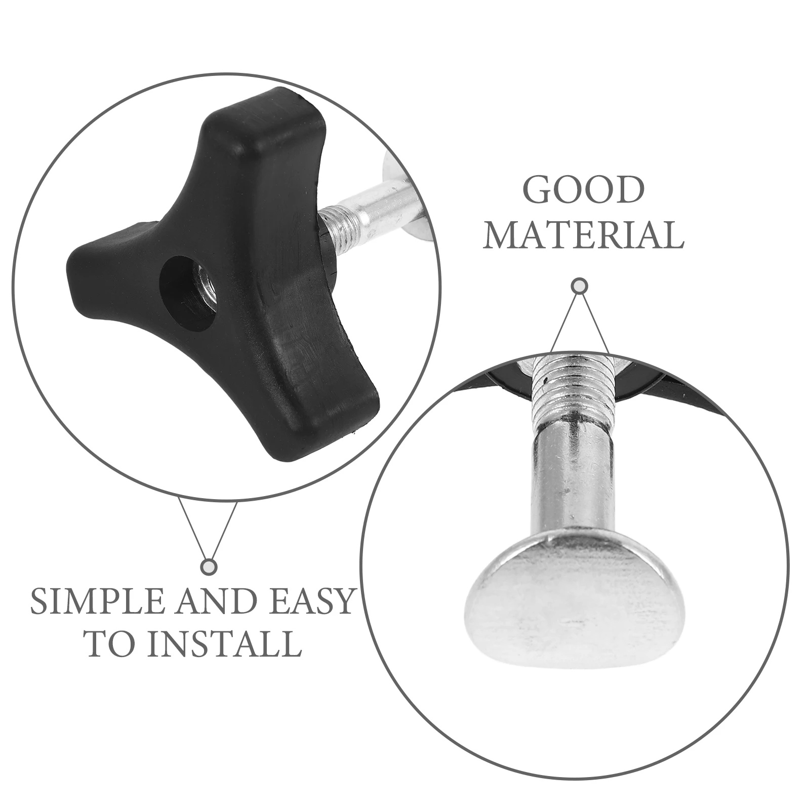 

2Sets Universal Lawnmowers Handle with Metal Plastic Construction Improved Efficiency Convenient Installation for Mower Machine