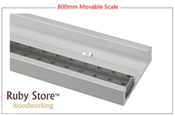 NUOVA binario a T standard in alluminio da 800 mm (31,5 pollici) di spessore 45 mm, aggiornato con bilance metriche