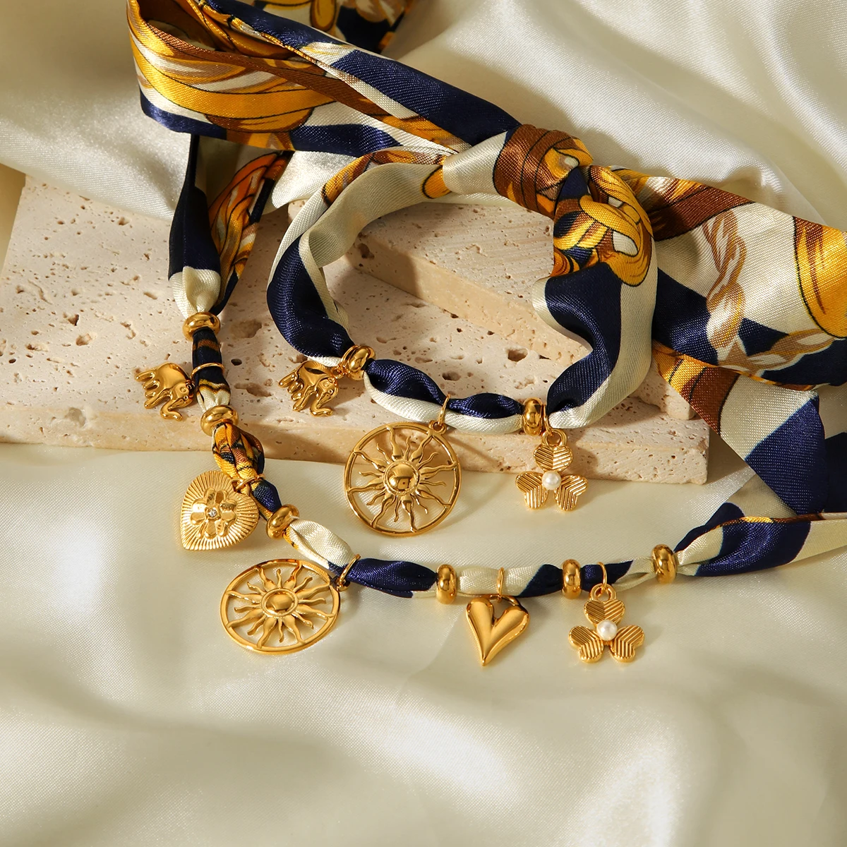 ชุดสร้อยคอและกำไลข้อมือผ้าไหมซ - Women'S Accessories Trends 2026 บทวิจารณ์และราคา