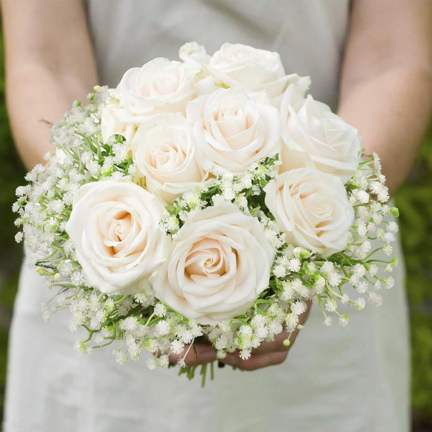 5/12 Stück Künstliche Plastik-Gypsophila-Blumen, Kunstpflanzen für Hochzeit, Zimmer, Heimparty, Geschenke, Handarrangement, Valentinstag – Detail 5