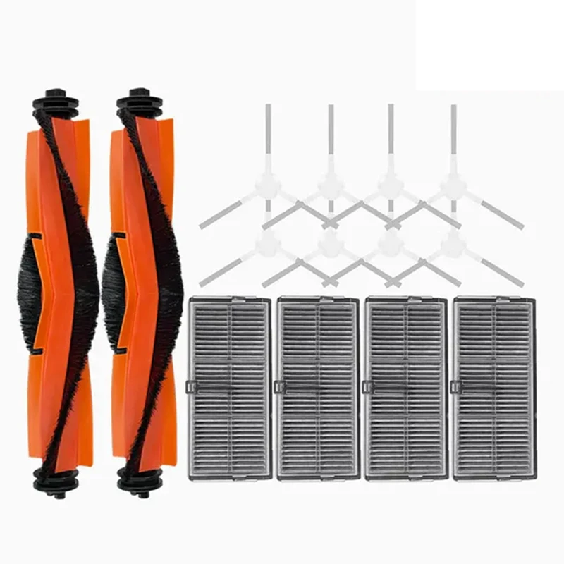 

ABJI-For Xiaomi Mijia M30S D103CN Robot Vacuum Cleaner Main Side Brush Hepa Filter Replacement Parts Accessories