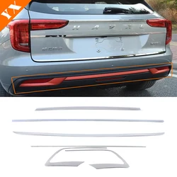 Stainless For Haval Jolion 2021-2024 Car Tailgate Trim Rear Bumper Door Decoration Cover Molding Tail Door Garnish Accessories
