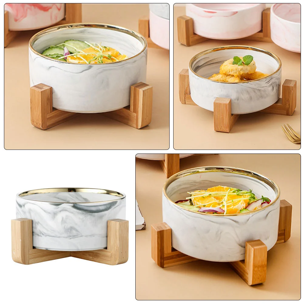 Pet Bowl Dog Feeder Ceramic Food Container Ceramics Soup Storage Fettuccine Pasta