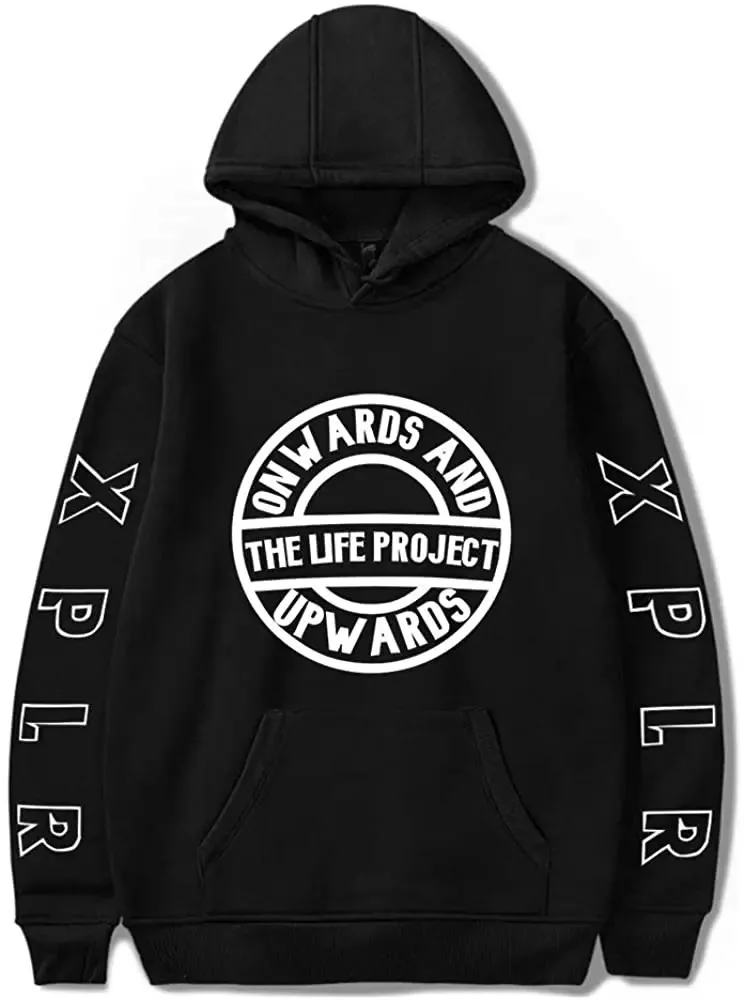 

2026 Sam e Colby-Hoodie com estampa XPLR infantil, pulôver casual, roupas de meninos e meninas, novo