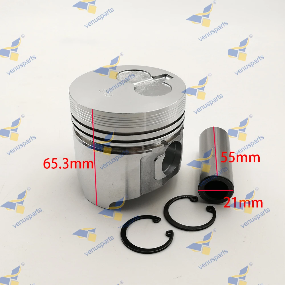 3TNA68 for Yanmar Piston + Rings + Cylinder Liner Engine Parts STD 68*1.5+1.5+3.5mm