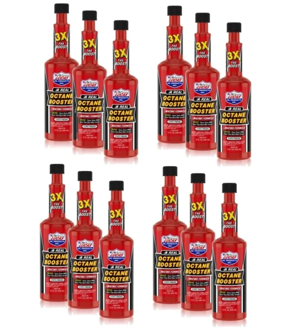 

Lucas Oil 10026 12-Piece/Case 15 oz. Bottle Octane Booster Fuel Treatment Fluid