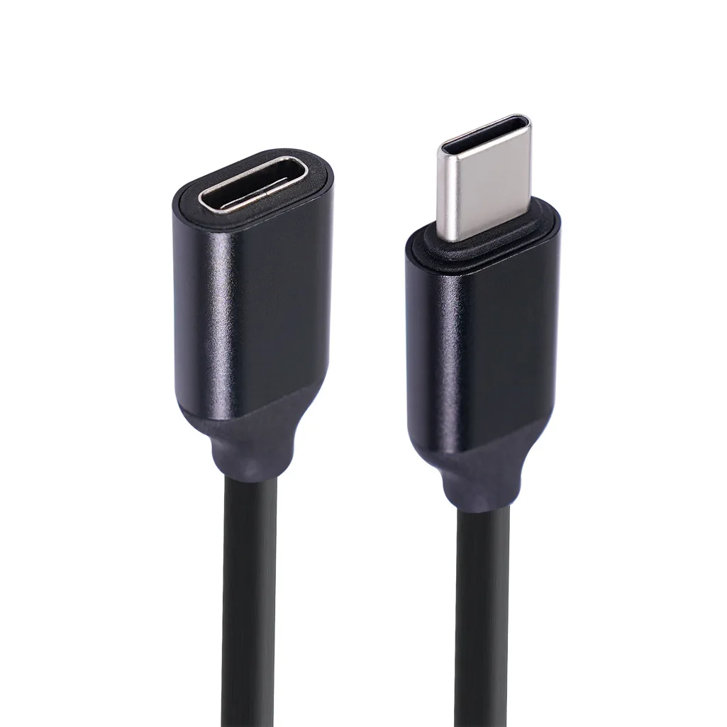 

Кабель-удлинитель с разъемами Usb Type-c (папа-мама), 1 м, 3 А, 60 Вт