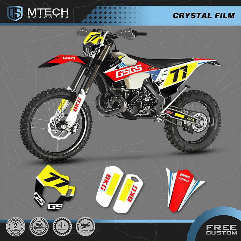 

DSMTECH MOTO мотоциклетная команда, графические наклейки, наборы наклеек для GASGAS 2018 2019 2020 EC 005