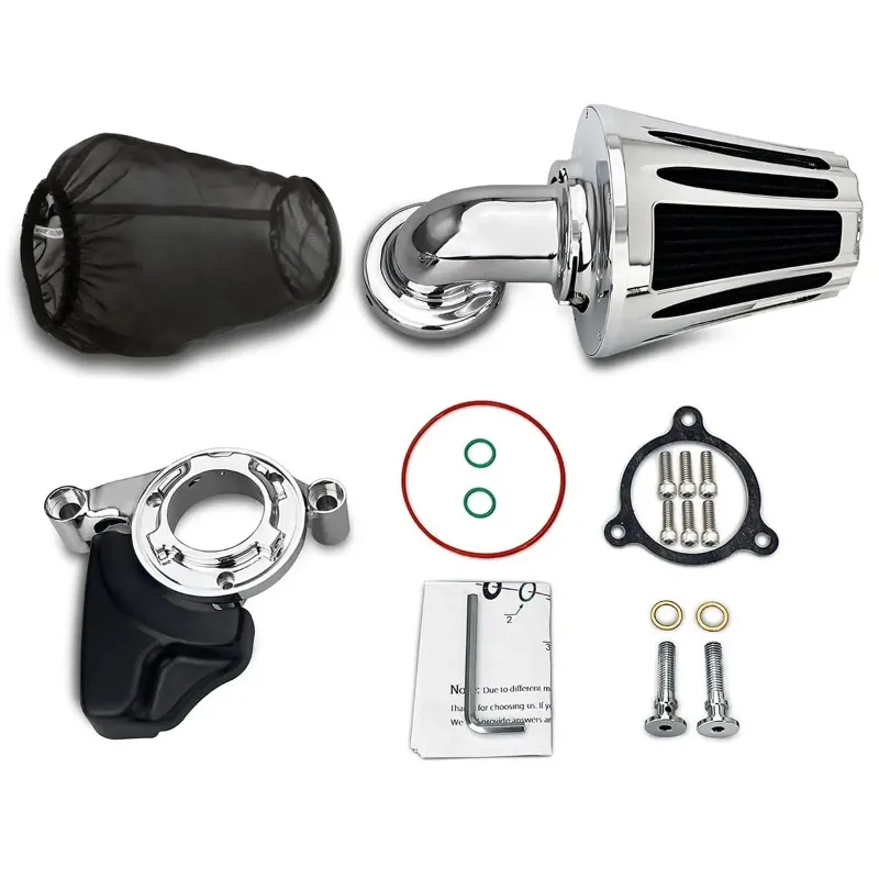 Motorcycle Chrome Cone Air Cleaners Filters for Harley Touring  M8 Engine Softail Breakout FXBRS 114 air Intakes 107 2018-up