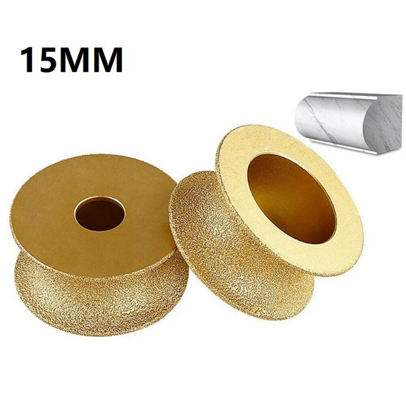 Thick Gold Brazed Diamond Angle Grinder Stone Grinding Wheel Used For Angle Grinder Grinding Wheel Tool