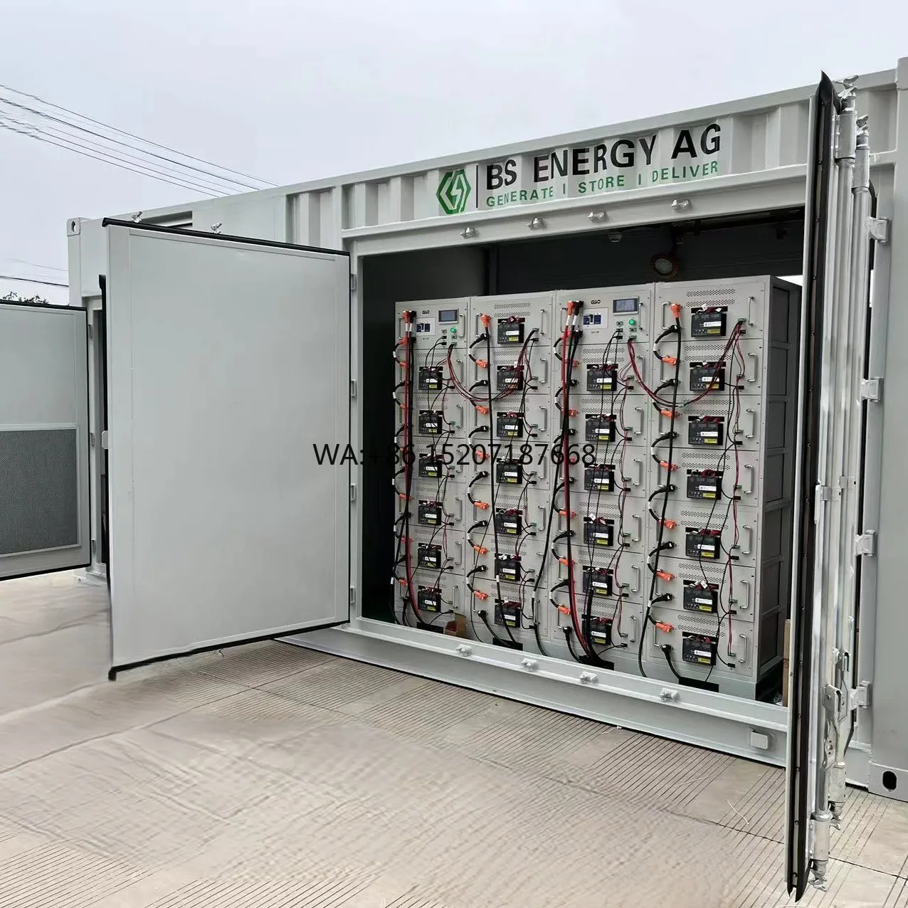 Liquid/Air Cooling Walk-in/Non-walk-in 37.4 Cubic Meter EHT for Grid Renewable Energy Energy Storage Container CCS Certified