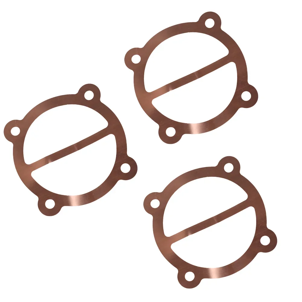 Gaskets Washers Valve Plate 3Pcs For Air Compressor 47 Type 65 Type 65 Type 5 Holes 95 Type Copper High Quality