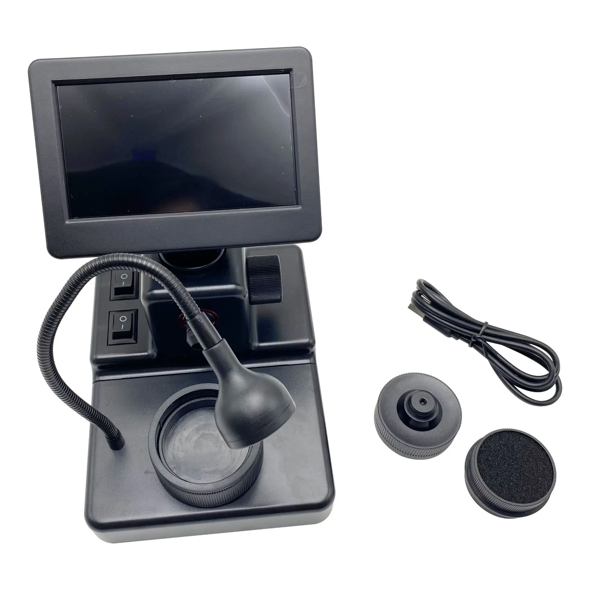 HJ-1000 Microscopio 4.3 pouces écran LCD Microscope numérique caméra diamant ceinture visionneuse diamant numéro vue Microscope numérique
