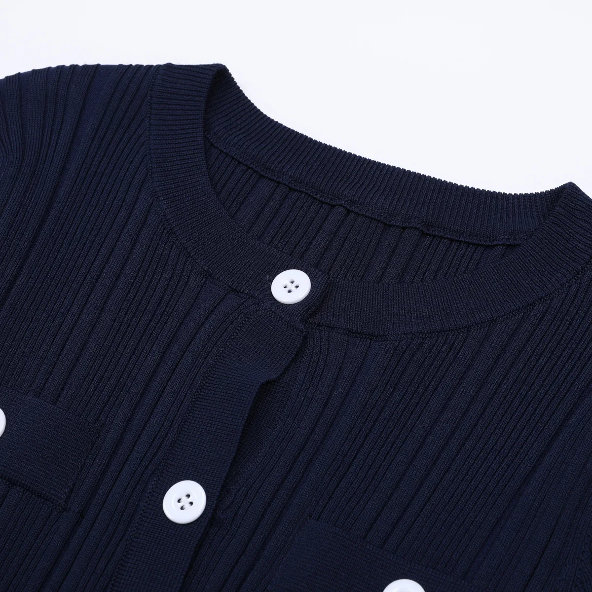 LEOSOXS ツーピース レディースセット ニットペプラムトップ ラッフルカフス＆マーメイドミディスカート ウルトラフェミニンでエレガントなシーンに 2025