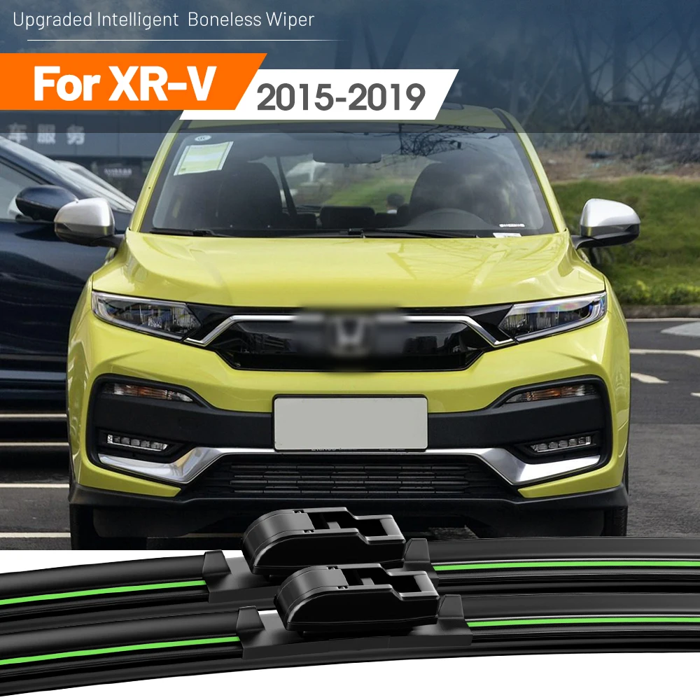 2pcs For Honda XR-V XRV XR V 2015-2019 Front Windshield Wiper Blades 2016 2017 2018 Windscreen Window Accessories