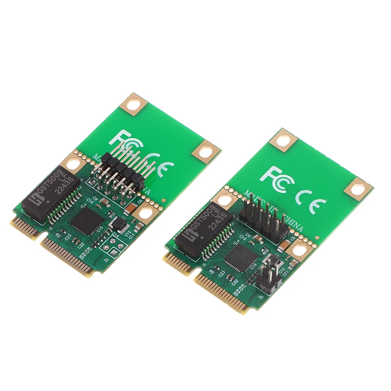1Set Mini PCI-E Network Card 1000Mbps Gigabit Ethernet RJ45 LAN Network Adapter Built-in Wired LAN