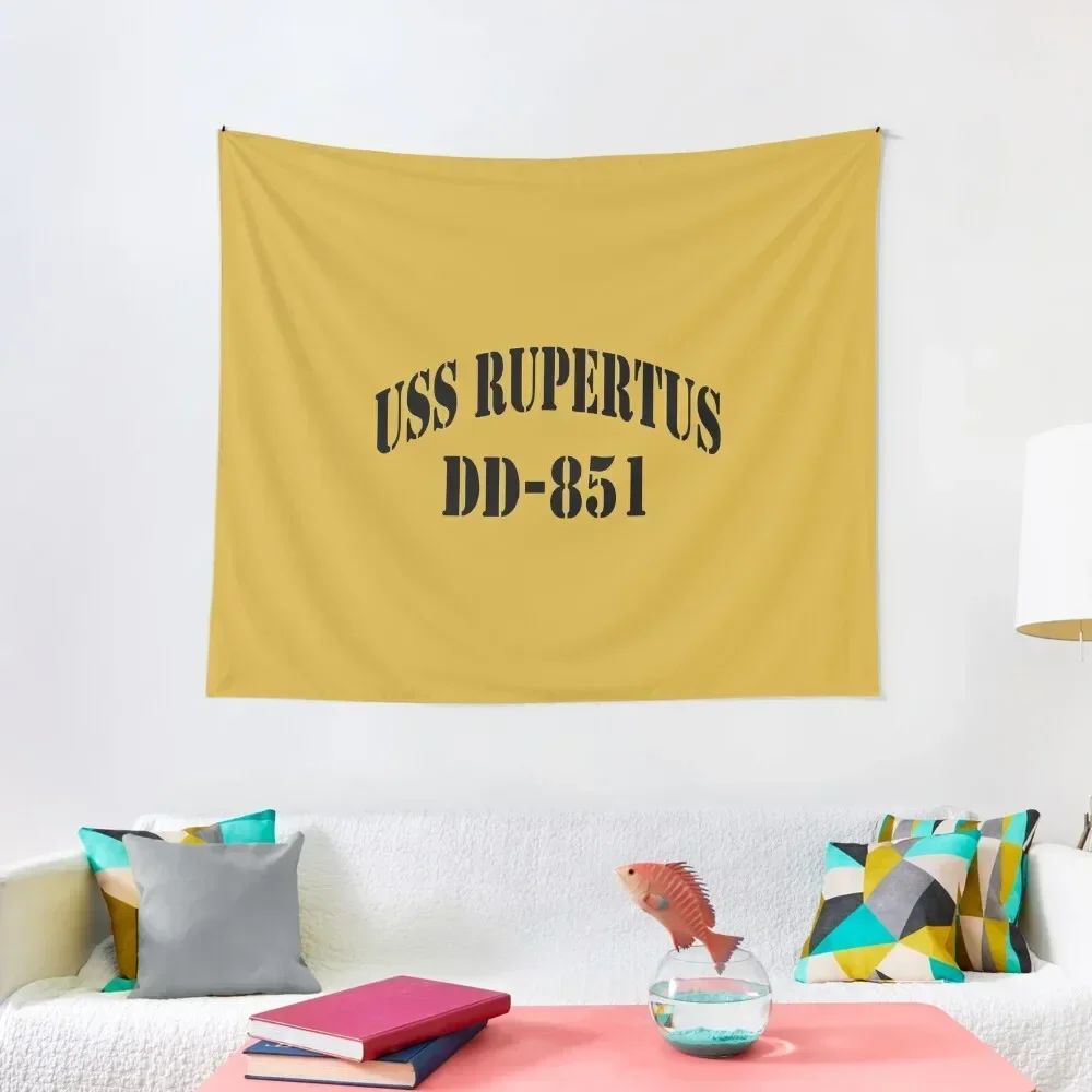 

USS RUPERTUS (DD-851) SHIP'S STORE Tapestry Home Decorations Aesthetic Mushroom Funny Tapestry