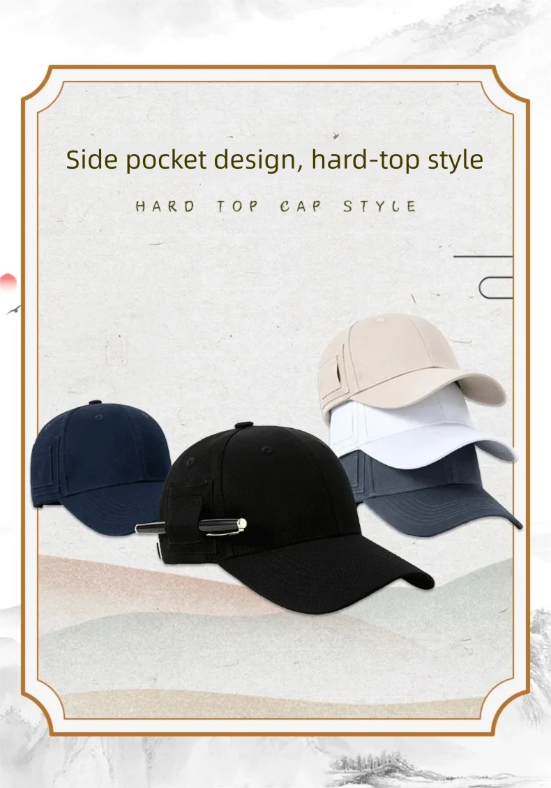 Tanz-Baseballkappe mit Sonnenbrillenhalter und Stifttasche für Damen und Herren, Hip-Hop-Sonnenkappen, verstellbare, atmungsaktive Sommerkappe mit Schirm – Detail 9
