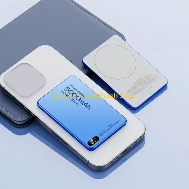 

U55B Portable 5000mAh Alloy Powerbanks Supports Fast Wireless Charging Technology