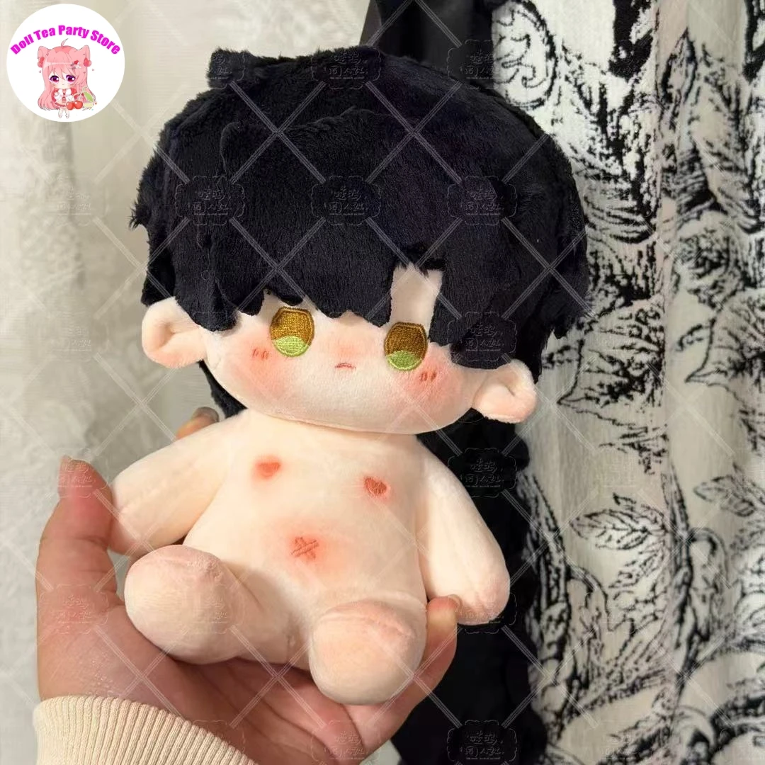 

Love and Deepspace Zayne Attributes 20CM Adorable Boy Cotton Doll With Skeleton Dress Up Clothing Toy Plush Figures