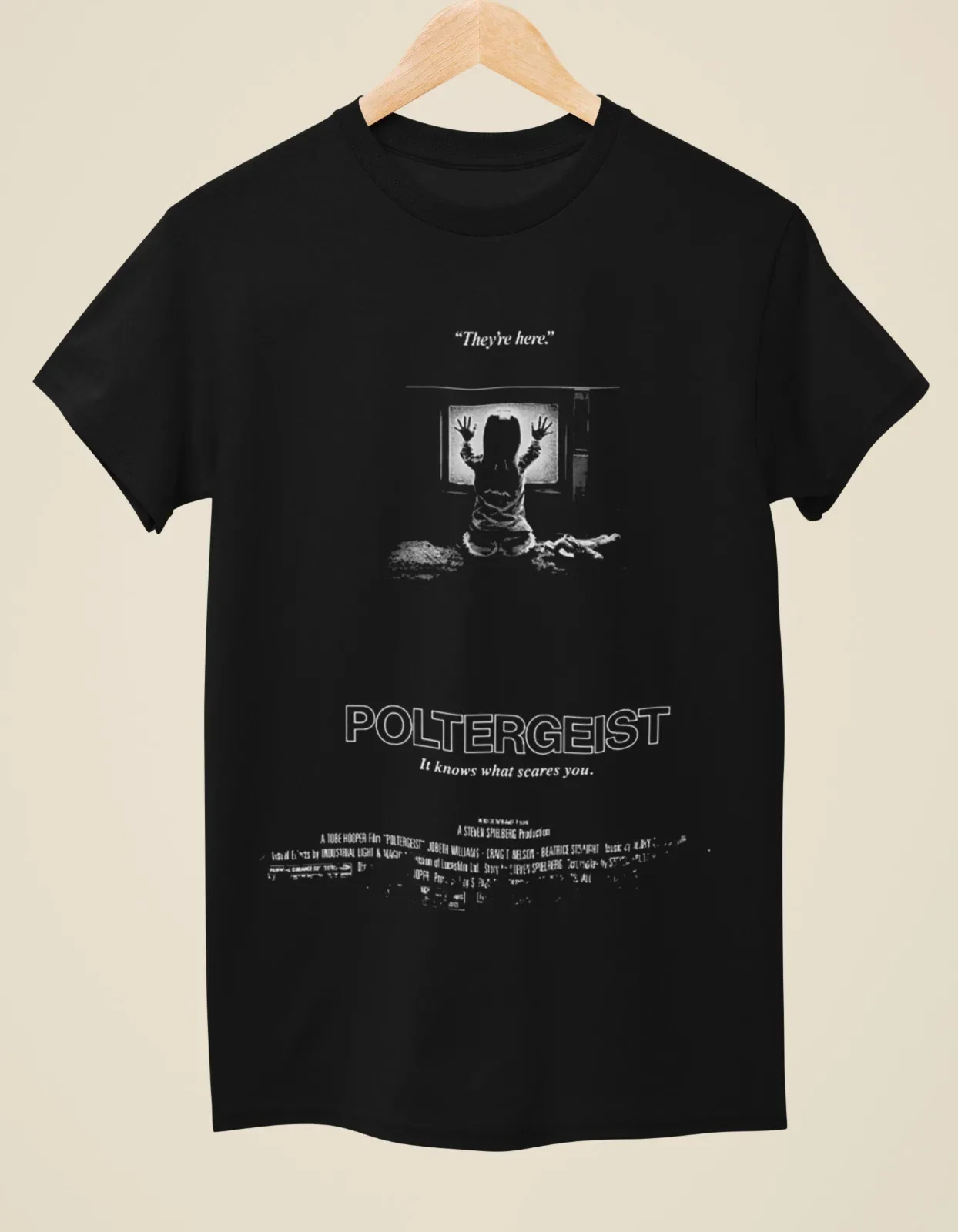 

Poltergeist - Movie Poster Inspired Unisex Black T-Shirt