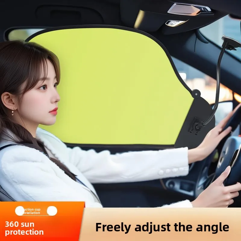 

Новая автомобильная шторка на присосках для офиса, защита от солнца, теплоизоляция, светозащитная панель для боковых окон, ПВХ материал...