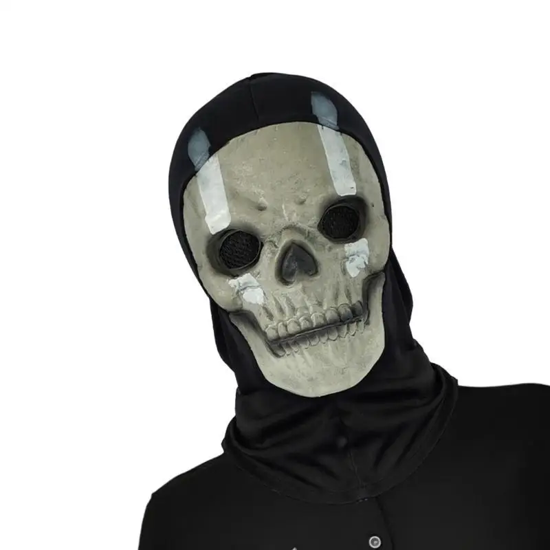 652F Mặt nạ Halloween Đáng sợ Mặt nạ đầu lâu Toàn đầu Masque Mặt nạ đầu lâu Halloween Cosplay Chống đỡ Halloween Trang phục hóa