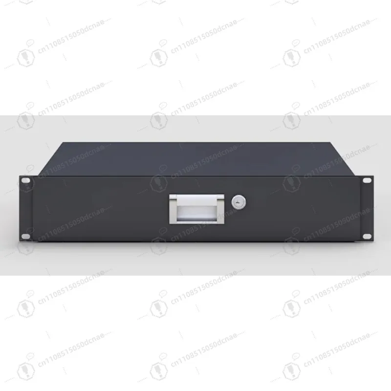 2U Universal Rackmount Drawer for 19 Inch Network Cabinet Flight Case Storage Tool Equipment Organizer