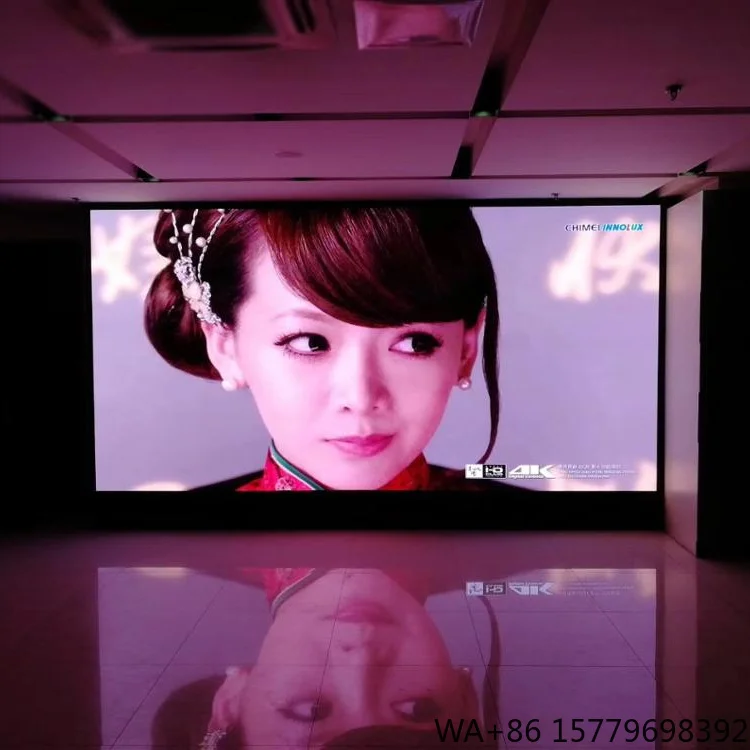 High Brightness SMD P2 P2.5 P3 P4 Indoor Display Panel Led Advertising Video Wall for Stage Church Monitor Meeting Room