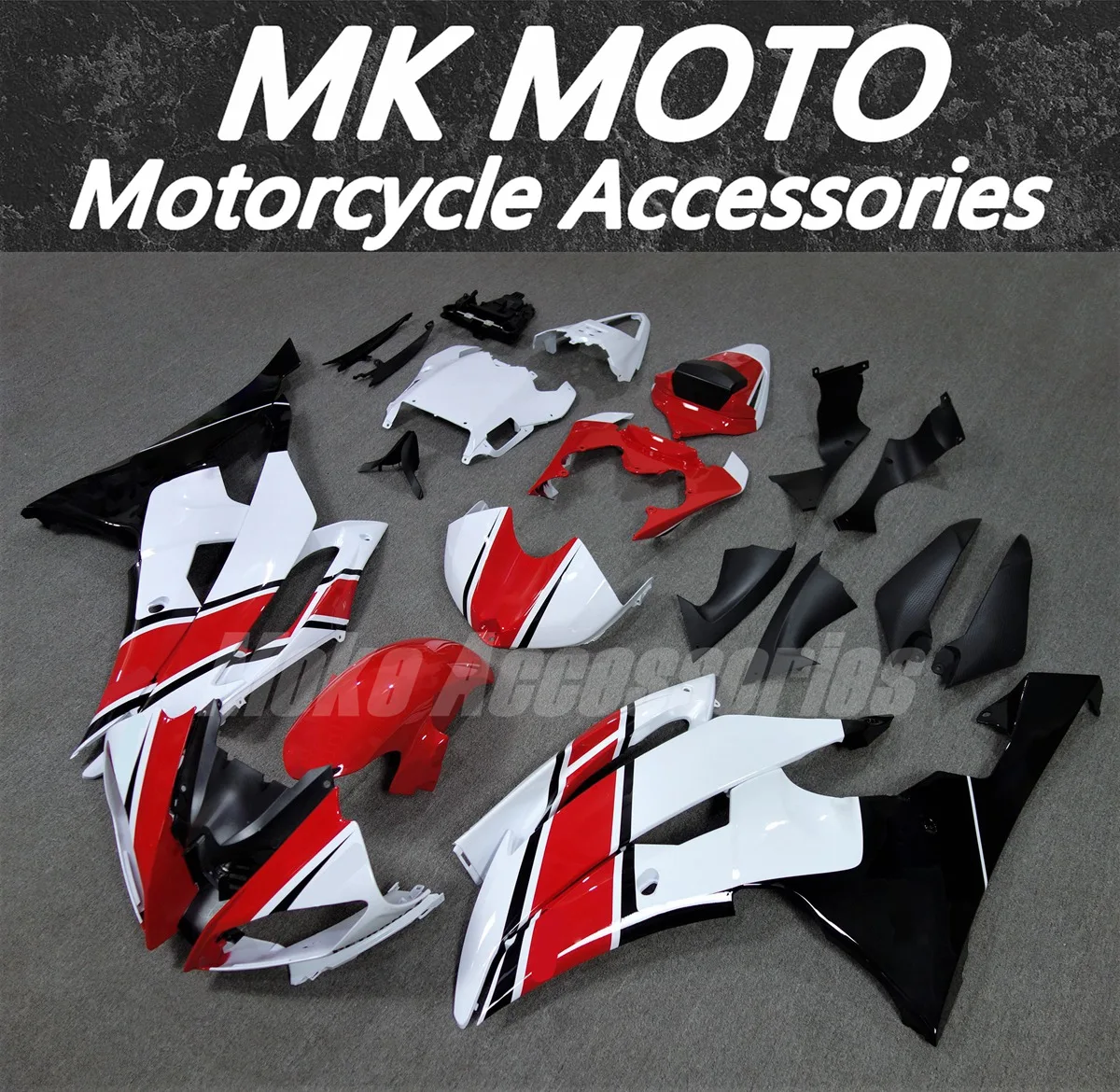 Motorcycle Fairings Kit Fit For Yzf R6 2008 2009 2010 2011 2012 2013 2014 2015 2016 Bodywork Set Abs Injection White