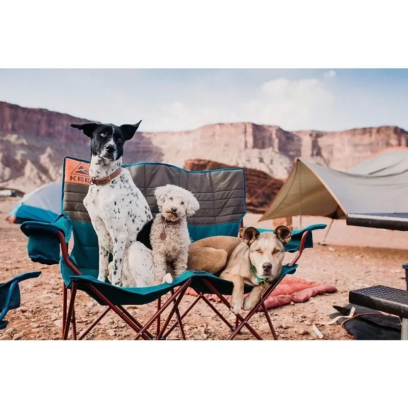 Low-Love Seat Camping Chair - Portable, Folding Chair for Festivals, Camping and Beach Days