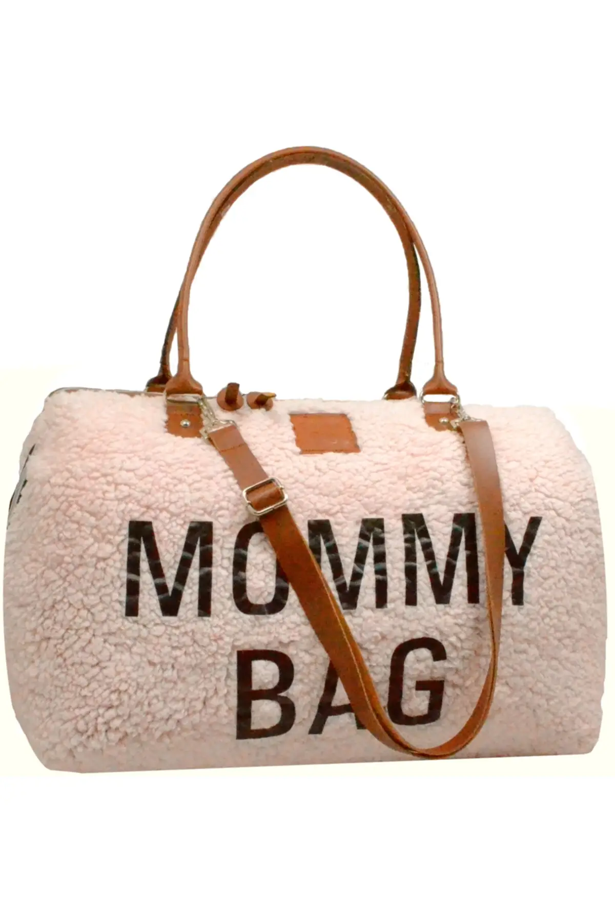 

DOLBOVI Mommy Bag Exclusive powder Kuzu plush 3 Set Baby mother Baby care and women Bag Hospital Bag