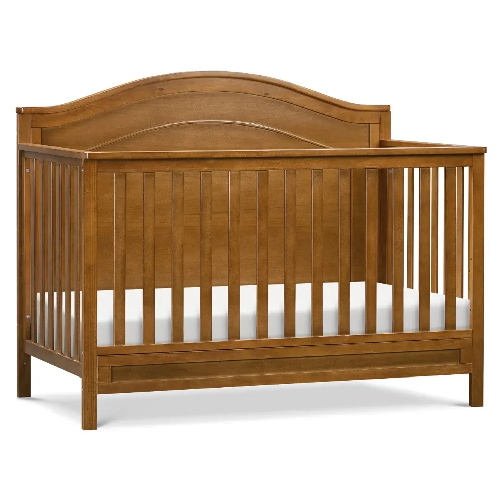 New Charlie 4-in-1 Convertible Crib in White, Greenguard Gold Certified