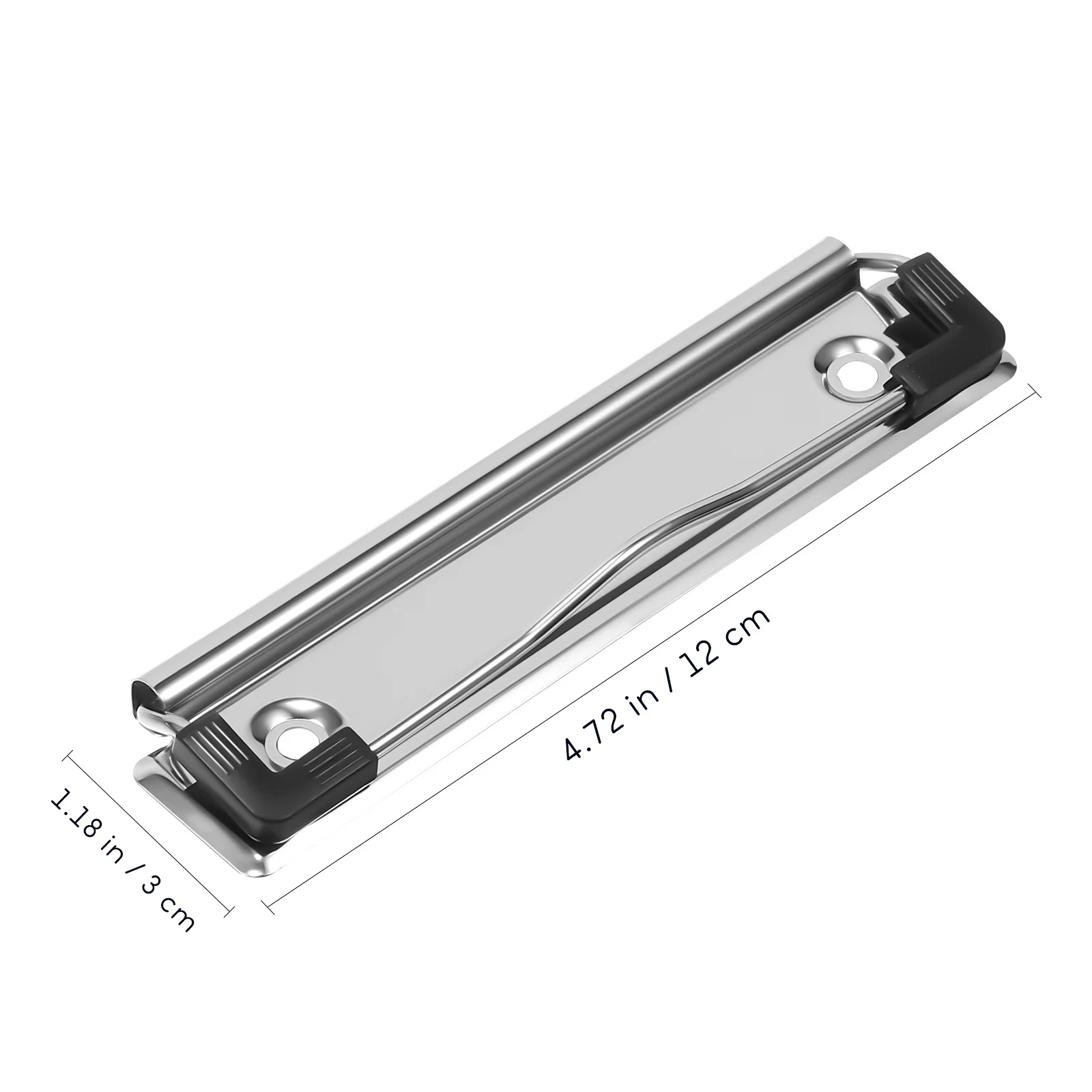 

10Pcs Metal Clipboard Clips Mountable Hardboard Sturdy Clamps Office Home Use Clipboard Clips File Clip