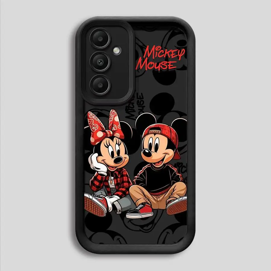 ديزني ميكي ميني ماوس كول قضية الهاتف لسامسونج غالاكسي A16 A33 A34 A12 A13 A14 A22 A32 A23 A24 5G لينة غطاء سيليكون