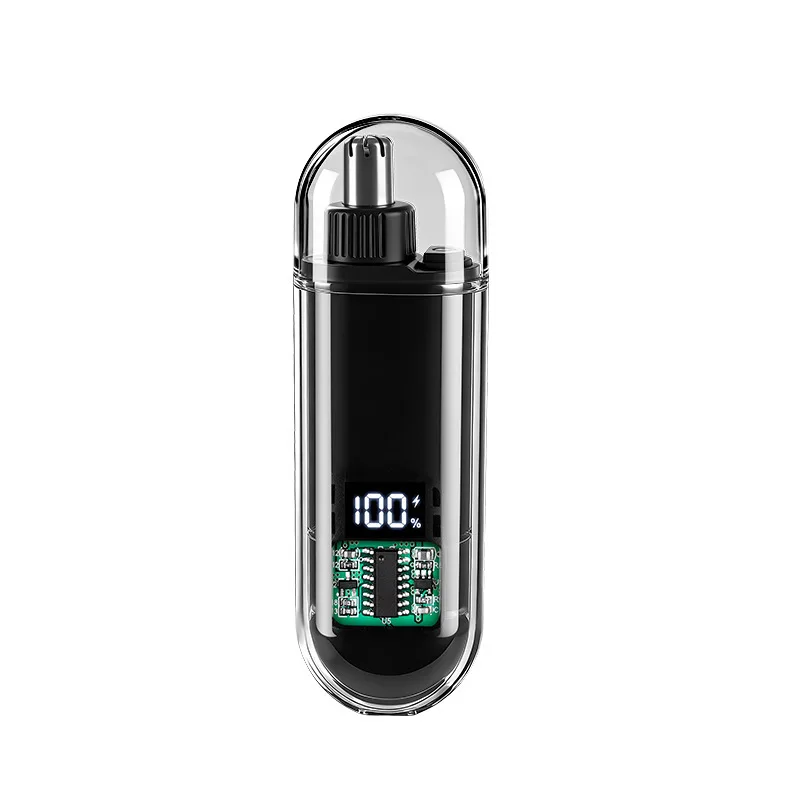 JLL5009 Mini Rechargeable Portable Nose Hair Trimmer with Smart Digital Display, Detachable, Washable Electric Nose Hair Remover image 6