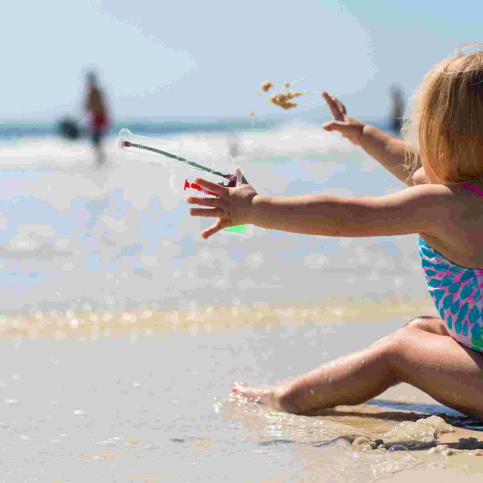 Juguete de tirador de agua, juego de piscina de verano, playa, arena, juguete de agua para niños (Color aleatorio), tirador de agua para niños