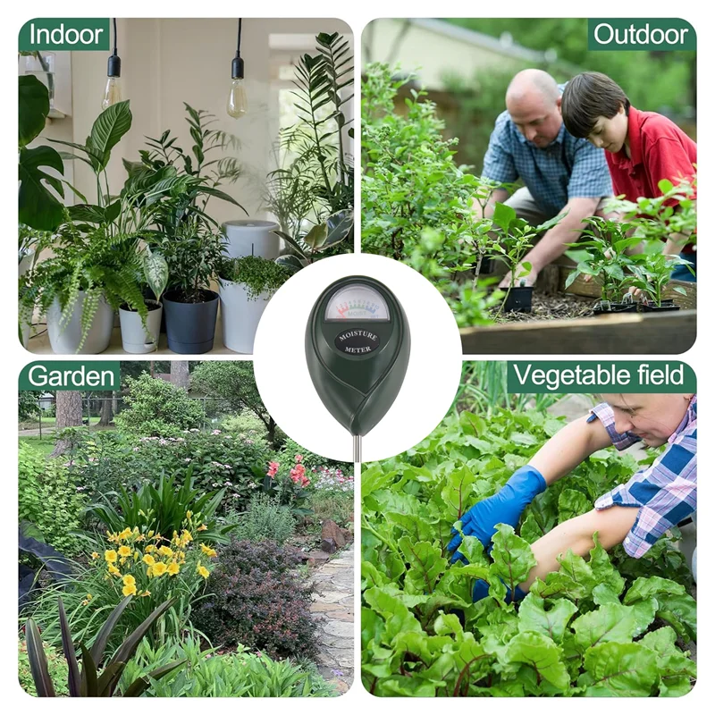 

A63X-Soil Moisture Meter,Plant Water Meter,Moisture Sensor For Garden, Farm, Lawn Plants Indoor & Outdoor