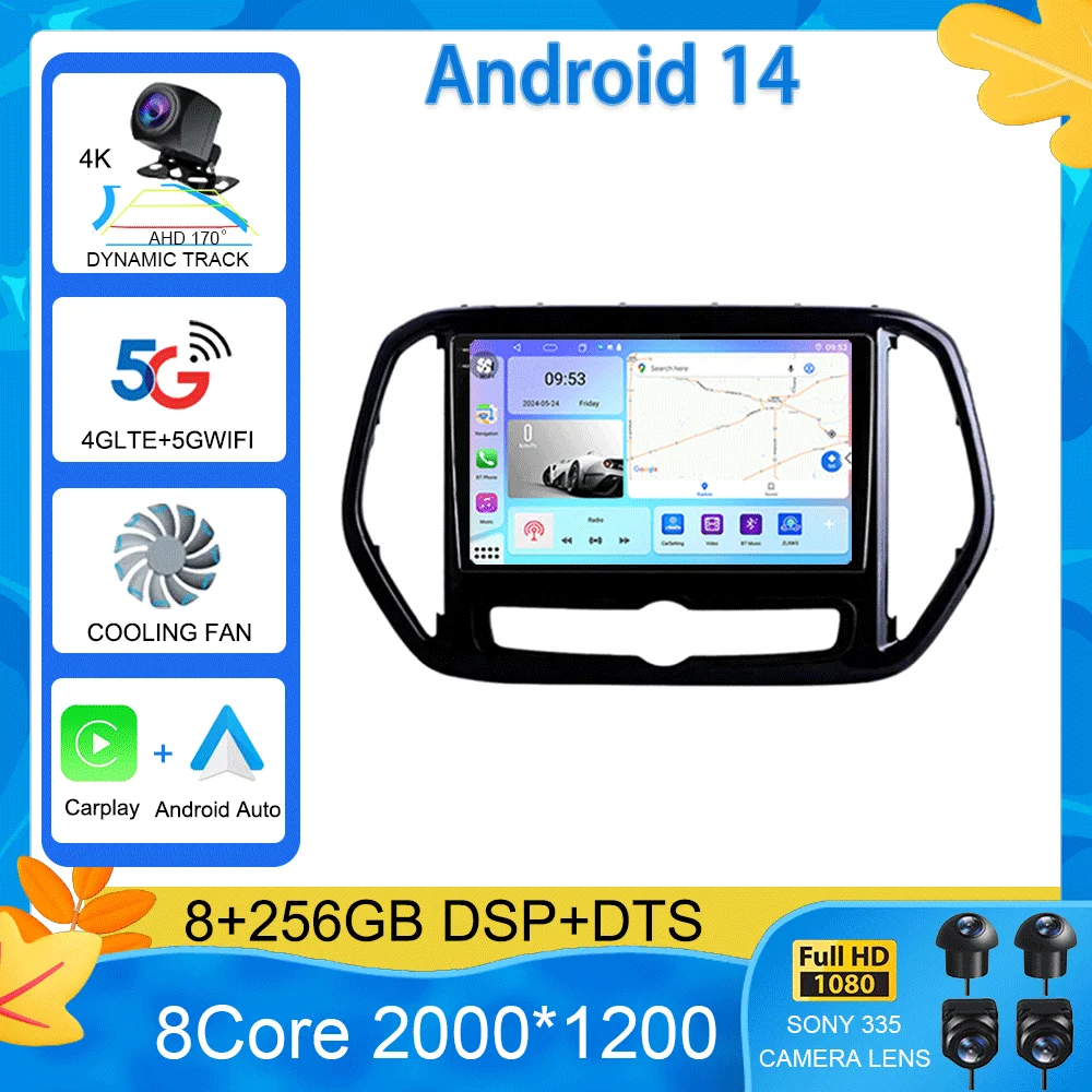 

Для Chery Jetour X70 X70M 2018-2020 Автомобильный радиоприемник Мультимедийный видеоплеер Навигация GPS Android 15 Авто без 2 Din DVD