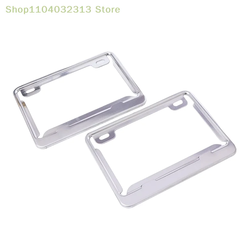 1pc quadros da placa de licença da motocicleta universal alumínio titular da placa de licença titular quadro titular da placa de licença do carro