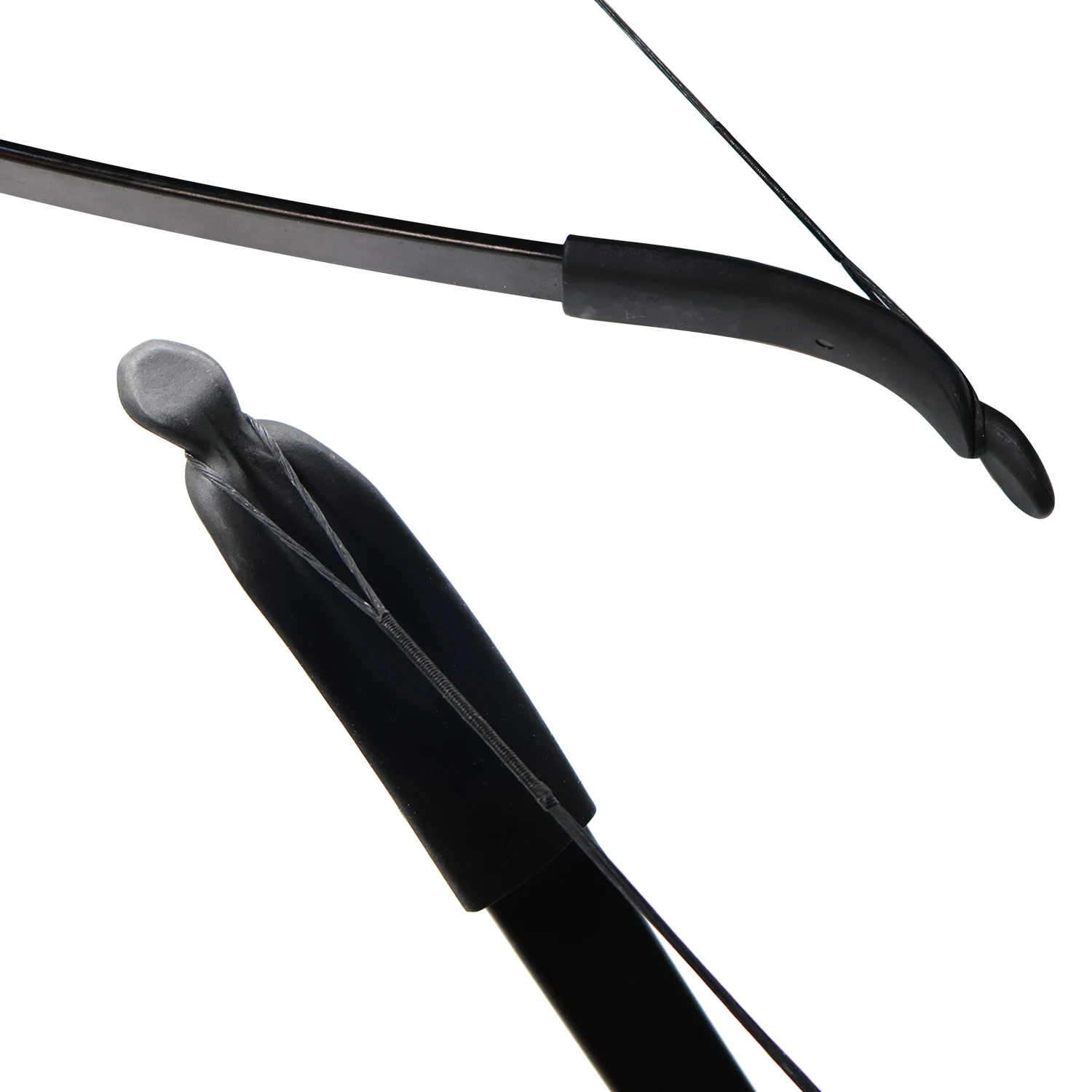 Recurve Bow Arrow Protection Tip, Archery DIY Accessories, 6*30mm Bow Tip Cover, Prevents Bowstring from Slipping Off.
