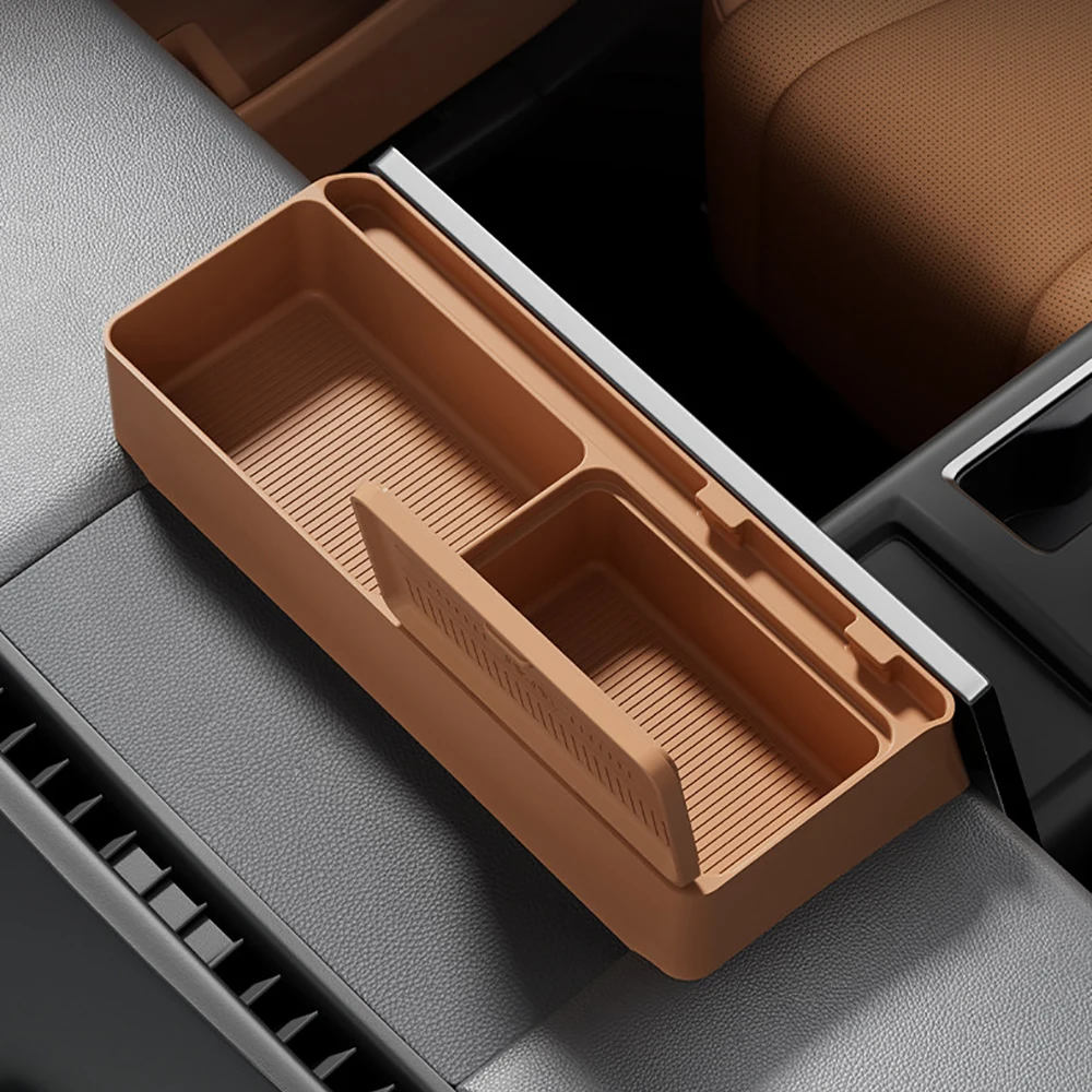 Car Navigation Screen Rear Storage Box For CHERY ICAR V27 2025 2026 Modified Silicone Automotive Interior Storage Accessories - view 4