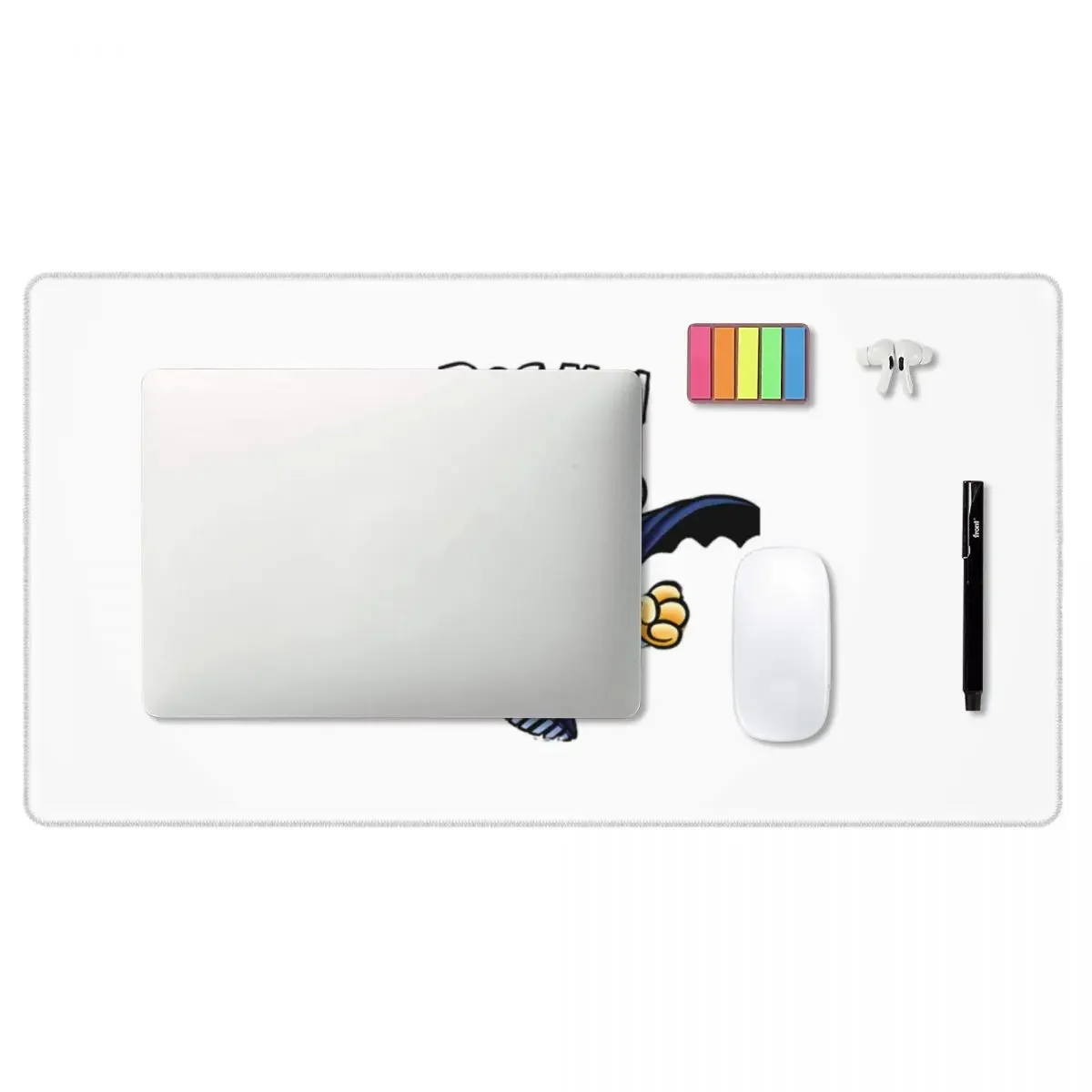 Large Mouse Pad Dog Man And Petey Cat Anime Cartoon Gamer PC Laptop Mats KeyboardComputer Gaming Office Accessories Desk Mat