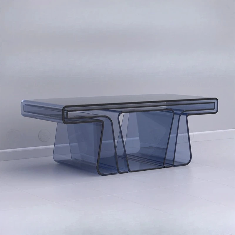 

TT Acrylic transparent table simple modern light luxury small apartment restaurant balcony desk glass entrance table