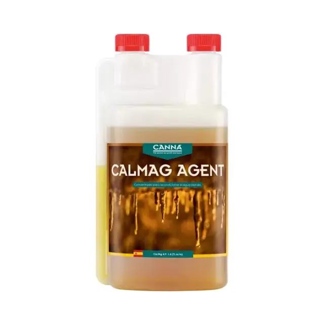 CANNA Calmag Agent 1 L | Calcio y Magnesio para Cultivo | Aumenta EC y Corrige Agua Blanda | Nutriente para Plantas | Mayor Producción y Crecimiento