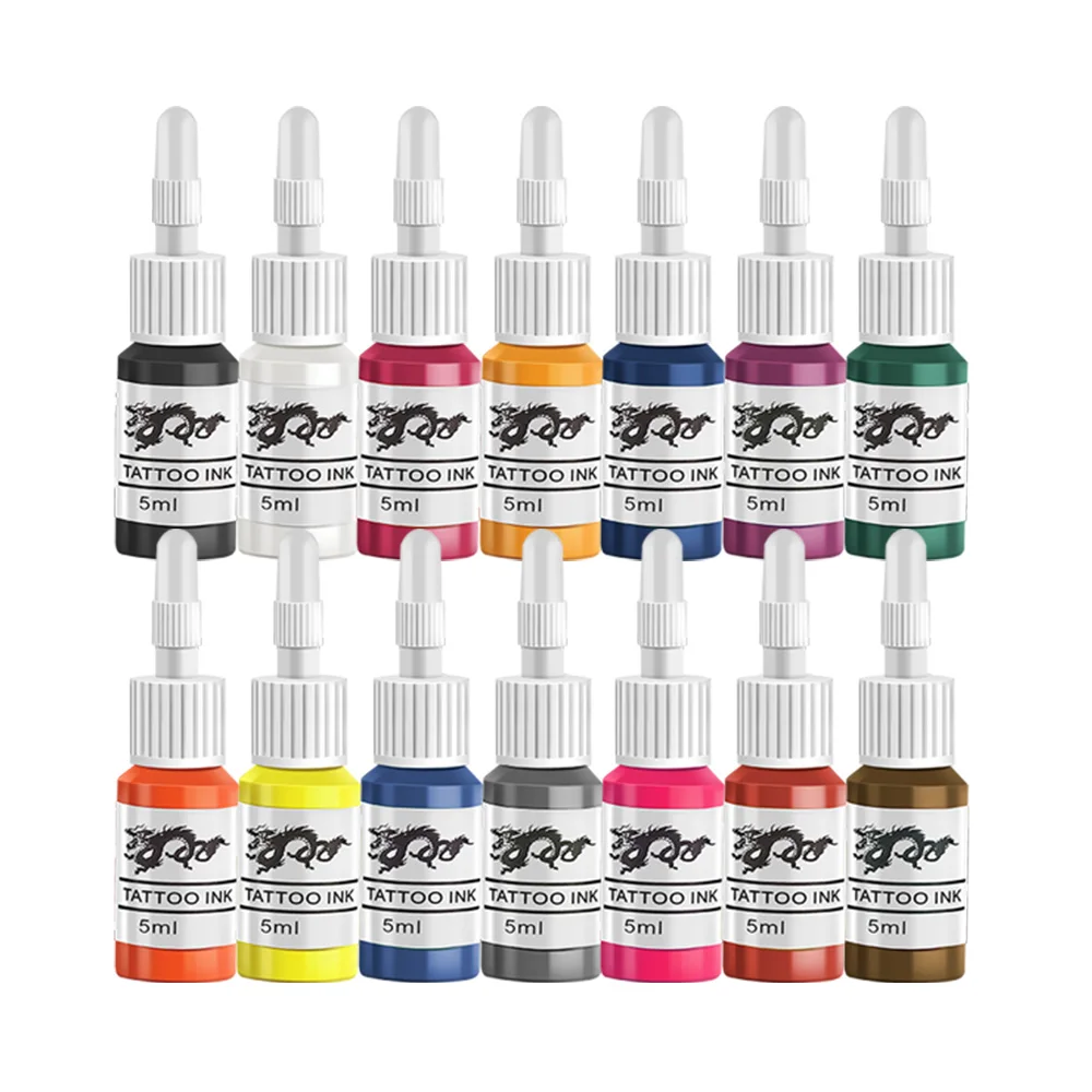 20/14/7 Colors Tattoo Ink Pigment for Body Art Tattoo Kits Professional Beauty Paints Makeup Tattoo Supplies Tattoo Accessories
