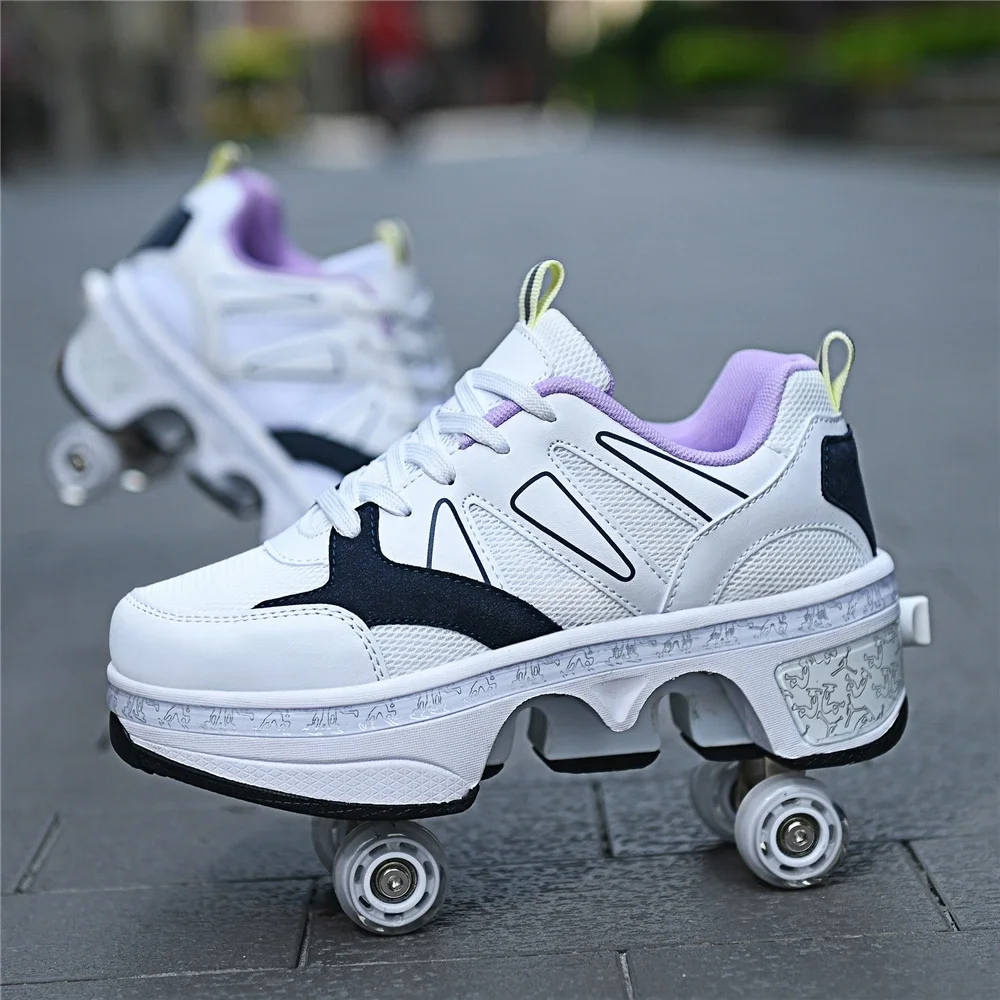 New design Roller Shoes For Girls Boys Glowing Sneakers for wholesales